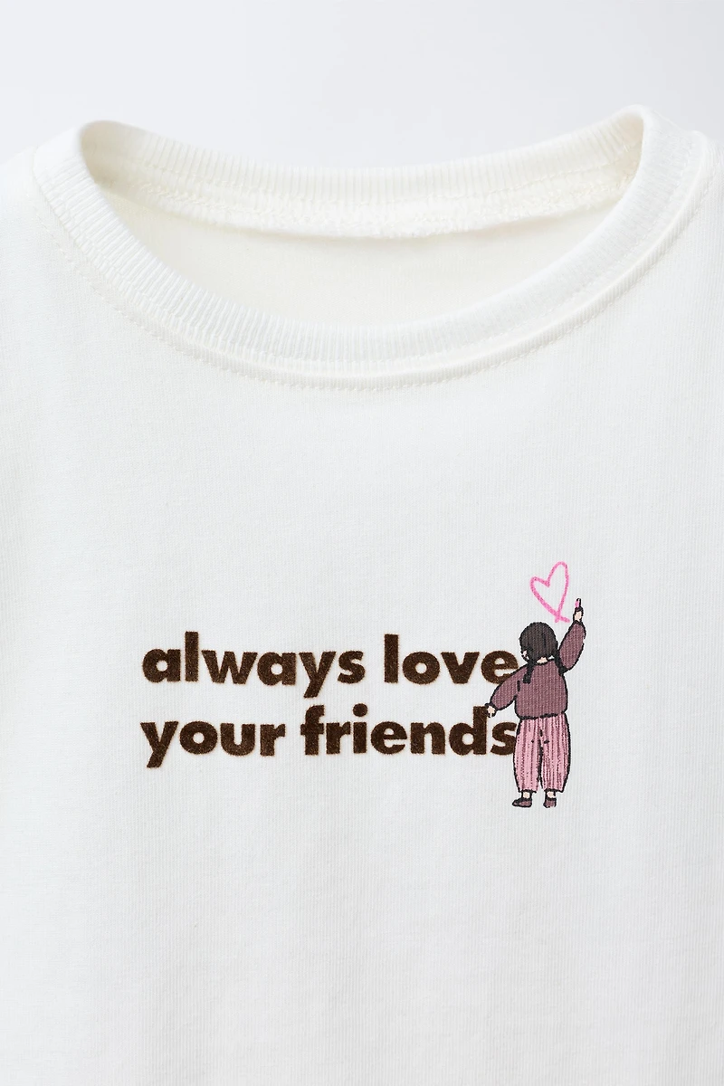 FLOCK PRINT T-SHIRT