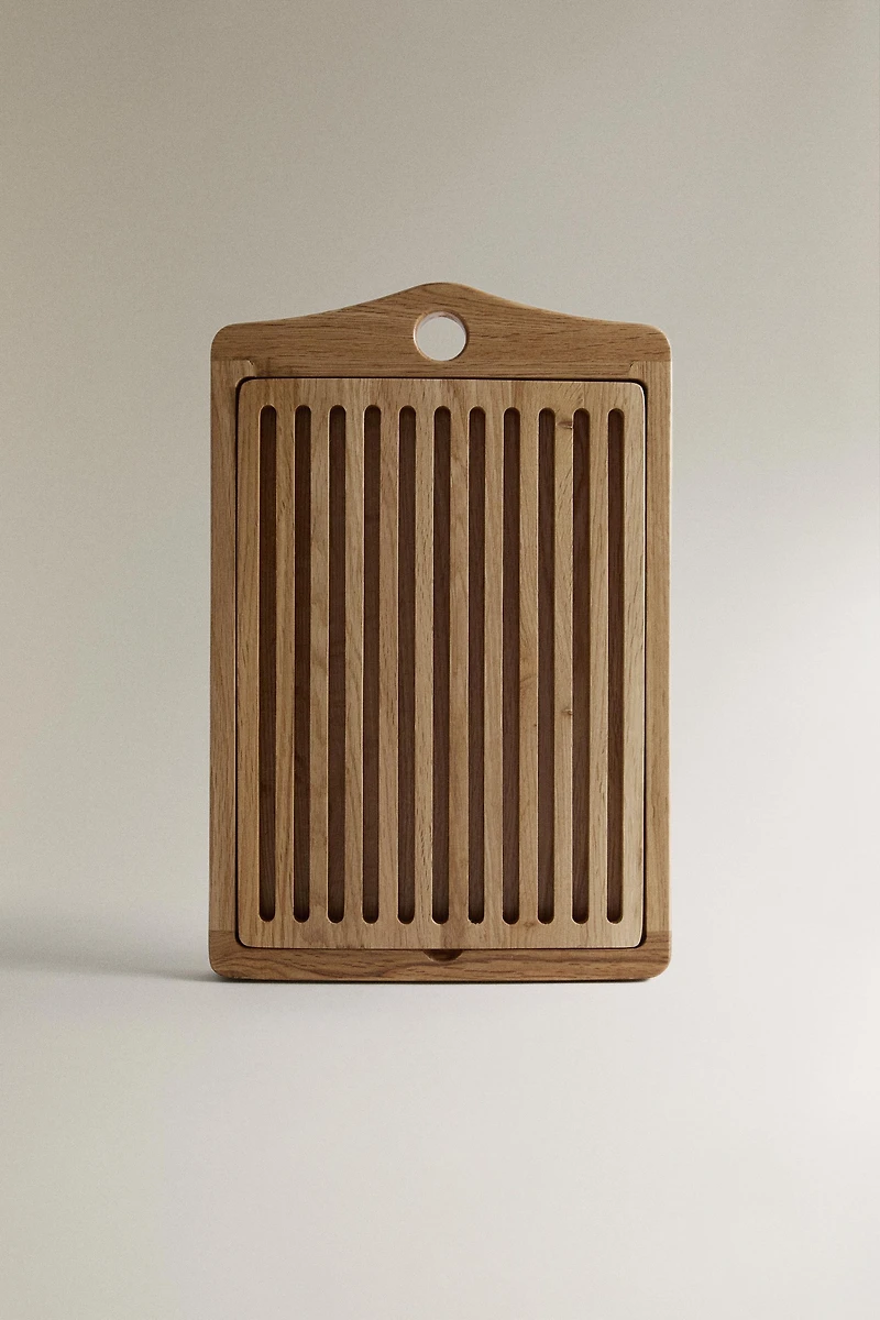 OAK BREAD CUTTING BOARD