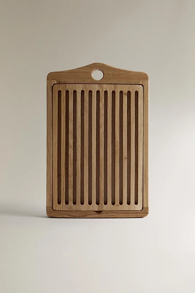 OAK BREAD CUTTING BOARD