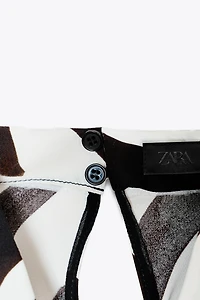 TOP HALTER À IMPRIMÉ ANIMAL ZW COLLECTION