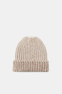COMBINATION KNIT BEANIE