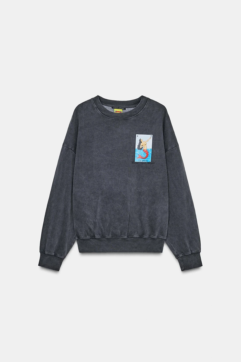 DON CLEMENTE® WASHED EFFECT SWEATSHIRT