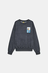 DON CLEMENTE® WASHED EFFECT SWEATSHIRT