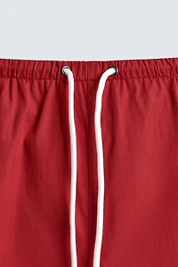CONTRAST TRIM SHORTS
