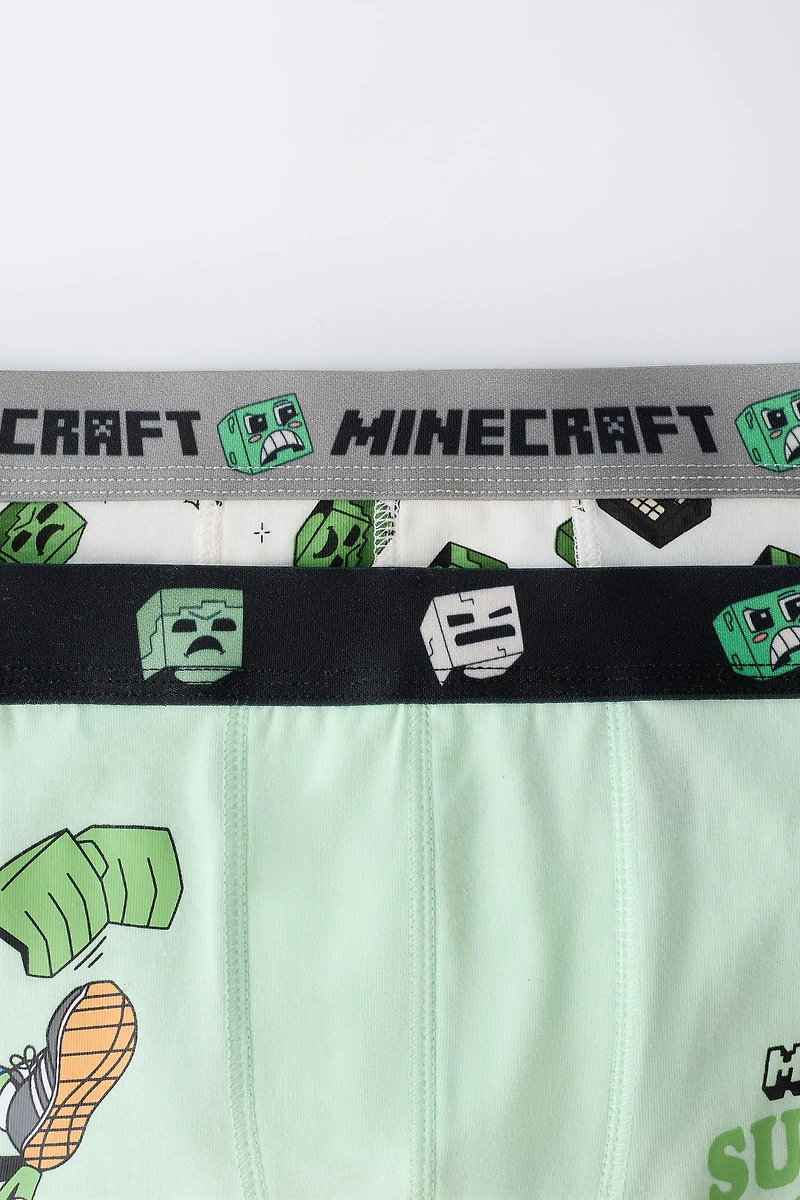AGES 6-14 / TWO-PACK MINECRAFT © MOJANG AB. ™ BOXERS
