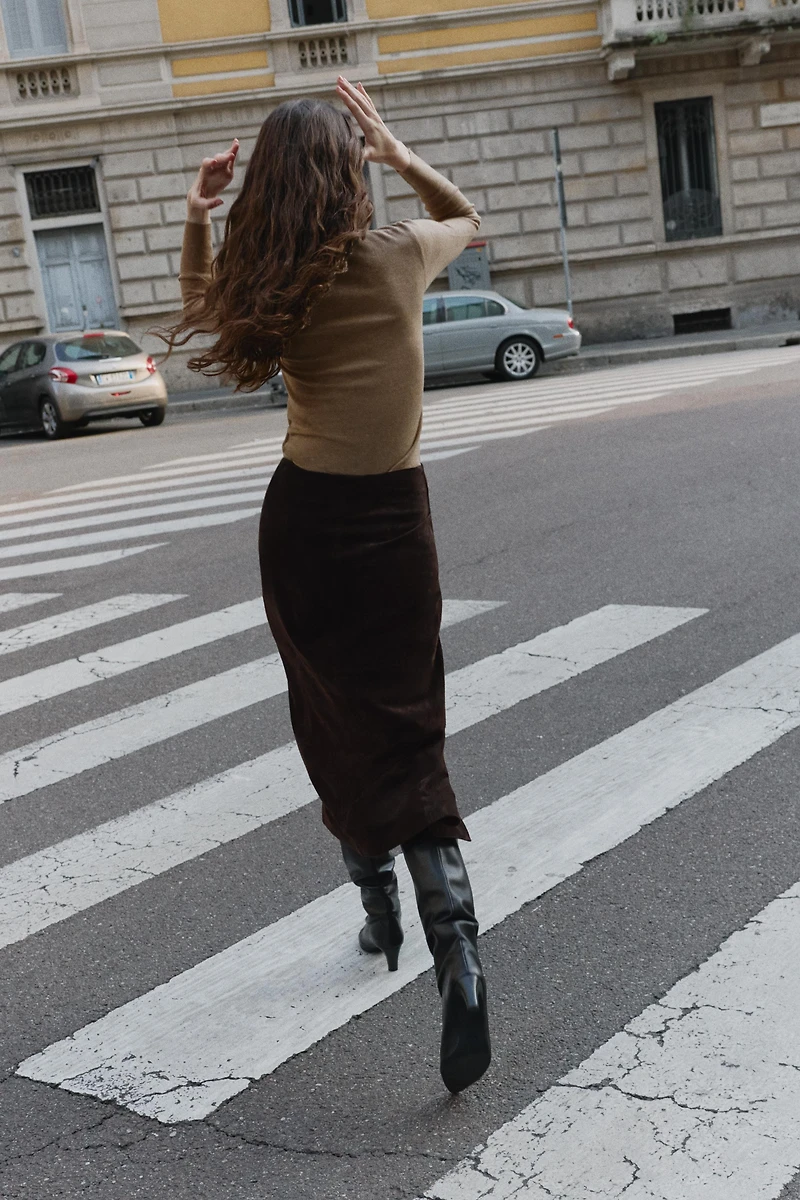 WOOL HIGH-NECK SWEATER