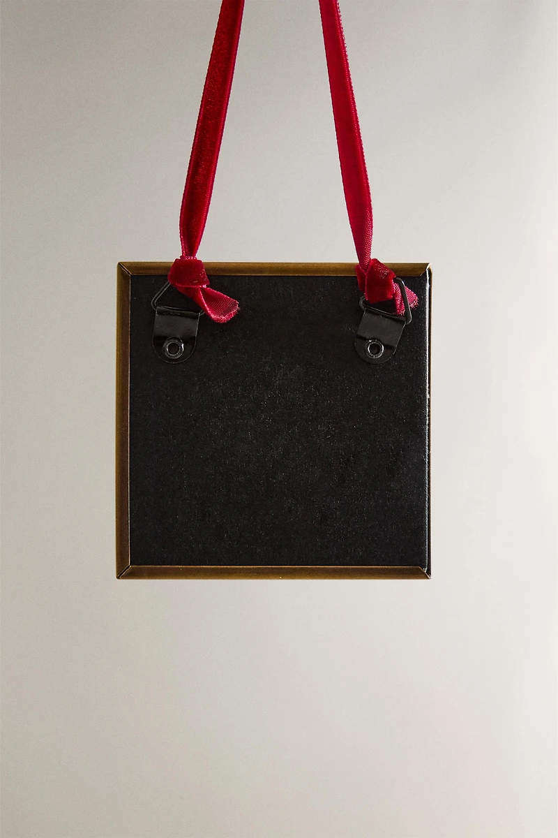 SET OF CHRISTMAS TREE FRAMES ORNAMENTS (SET OF 3)