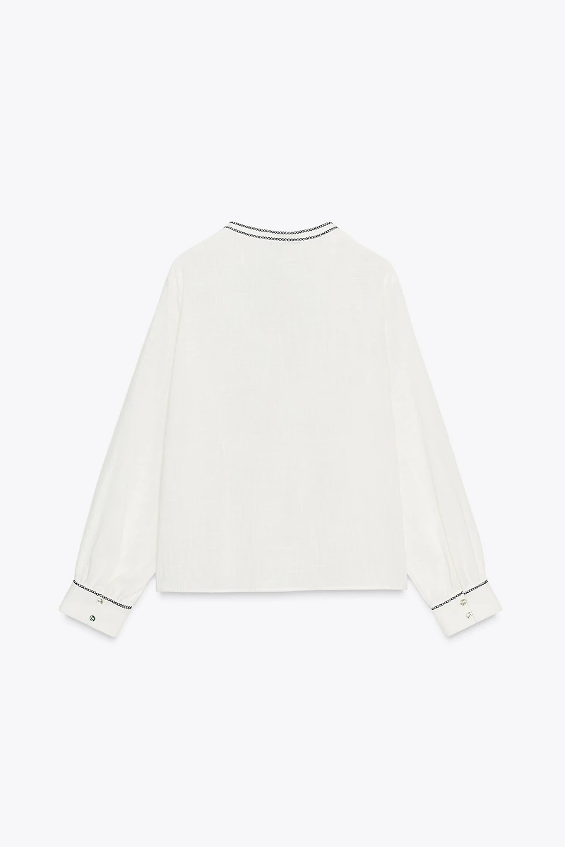 EMBROIDERED RUSTIC BLOUSE