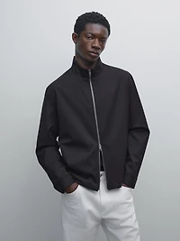 Wool blend jacket