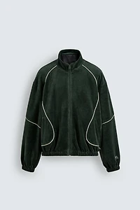 VELOUR PIPING JACKET