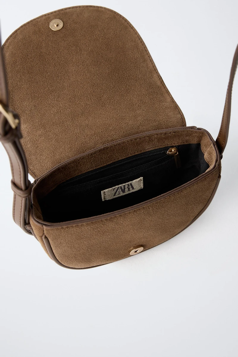 LEATHER CROSSBODY BAG