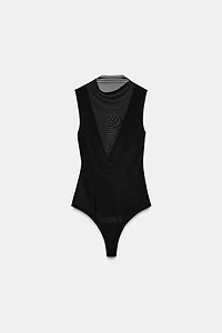 COMBINATION TULLE BODYSUIT