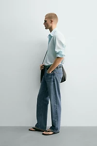 LIGHTWEIGHT COTTON DENIM SHIRT