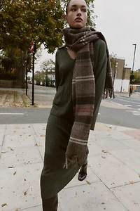 JUPE MI-LONGUE EN MAILLE TOUCHER DOUX