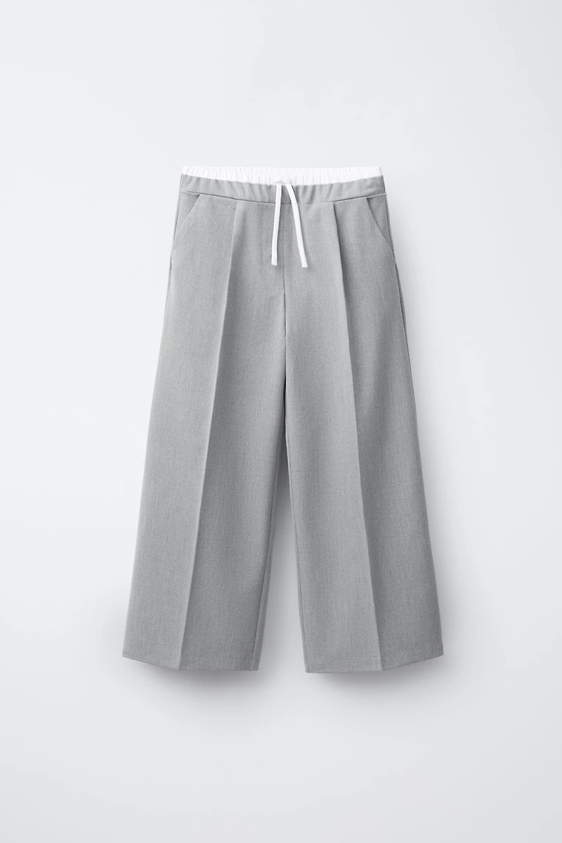 PANTALON TAILLE ÉLASTIQUE DOUBLE