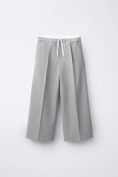PANTALON TAILLE ÉLASTIQUE DOUBLE