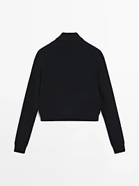 Cardigan en maille à fermeture Éclair