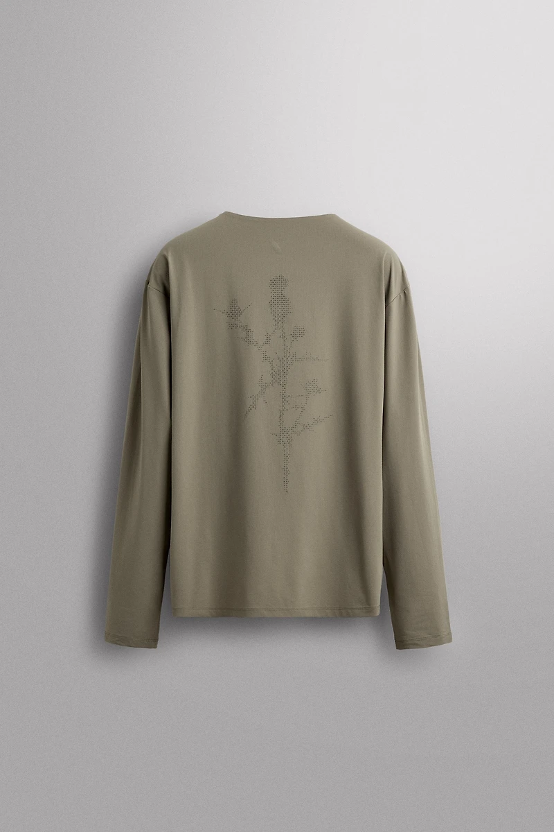 GRAPHIC LONG SLEEVE RUNNING TECHNICAL T-SHIRT