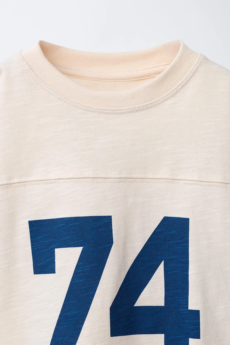 NUMBER PRINTED T-SHIRT