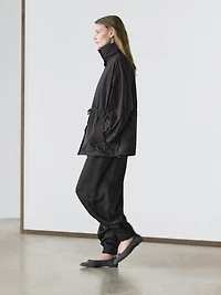 Technical fabric parka