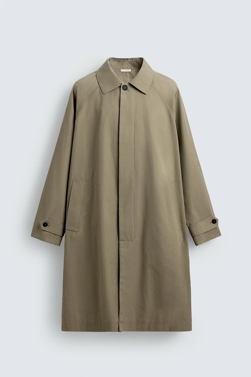 RELAXED FIT TRENCH COAT