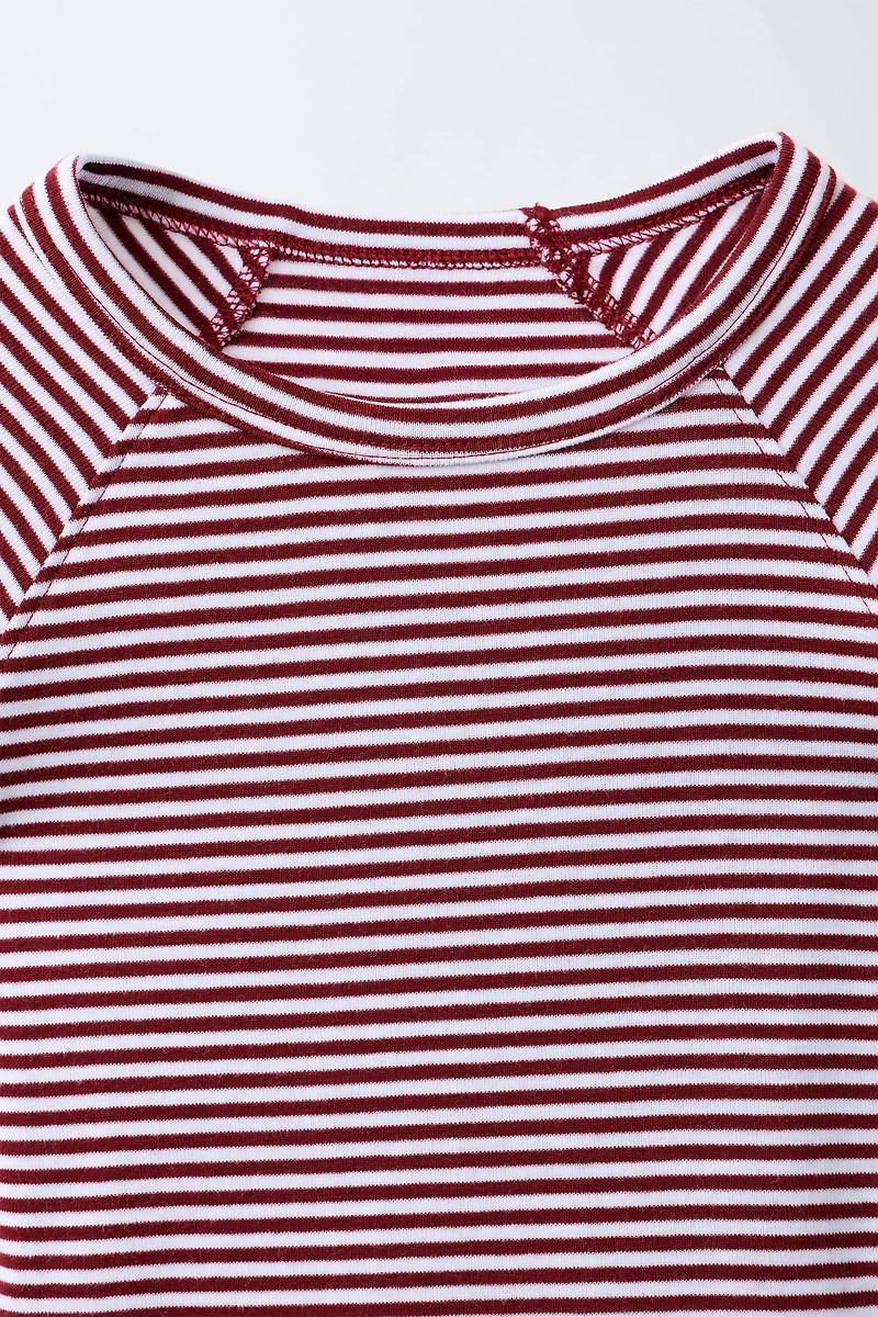 COTTON-MODAL STRIPED T-SHIRT