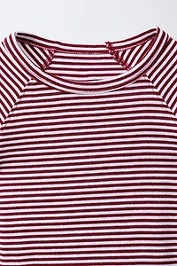 COTTON-MODAL STRIPED T-SHIRT