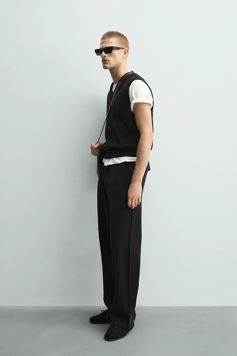 GILET EN MAILLE STRUCTUR