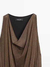 Robe à volants superposés fluide