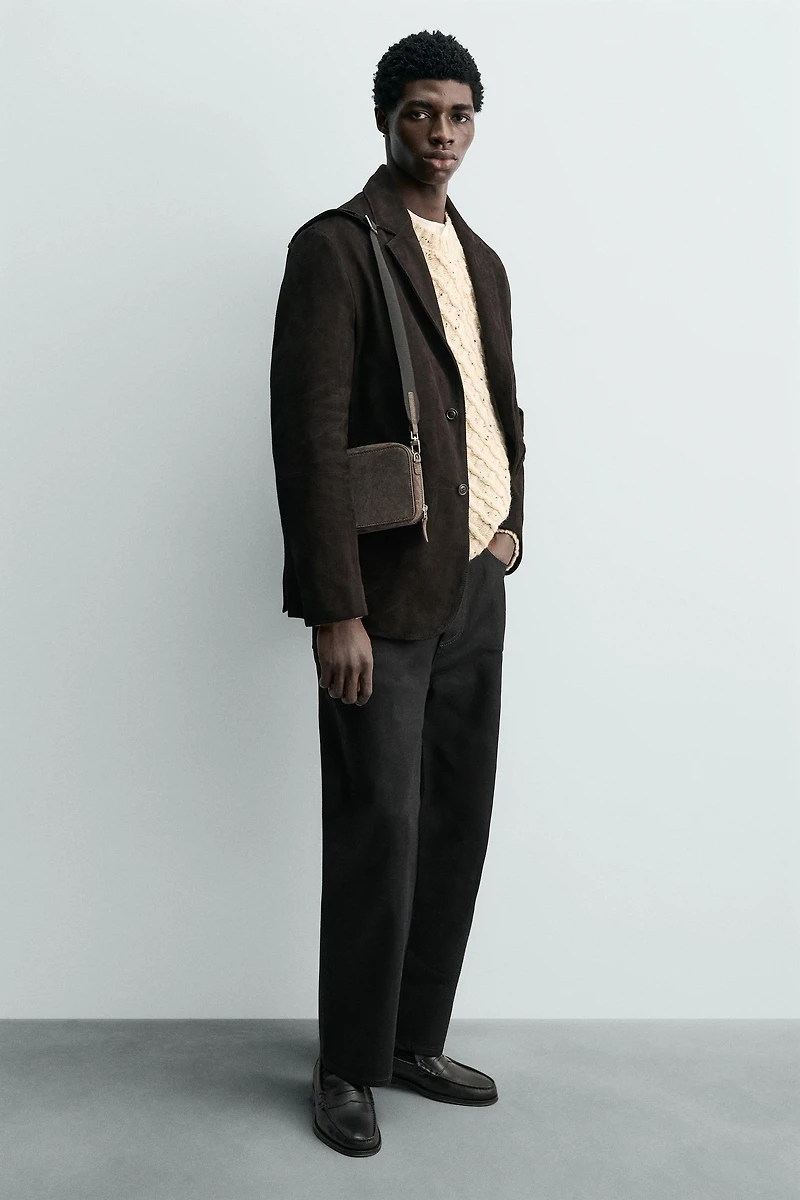 LEATHER CROSSBODY BAG