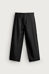 FLOWY SIDE PLEAT PANTS