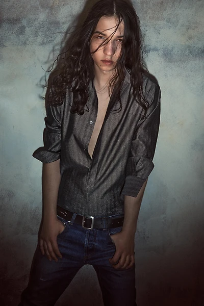 CHEMISE FIL BRILLANT BOBBY GILLESPIE X ZARA