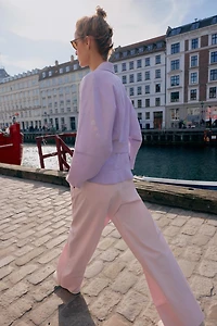 BLOUSON EN LIN MANCHES BALLON