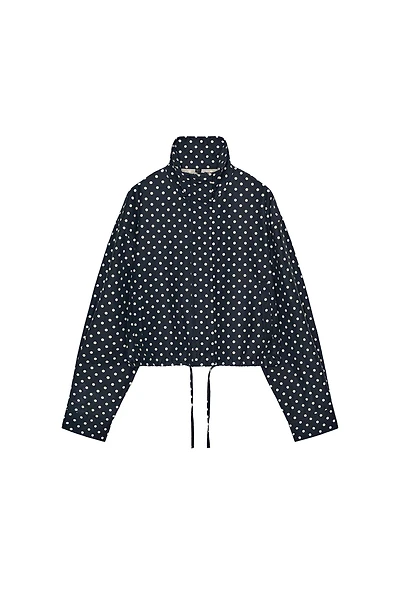 POLKA DOT PUFFER JACKET