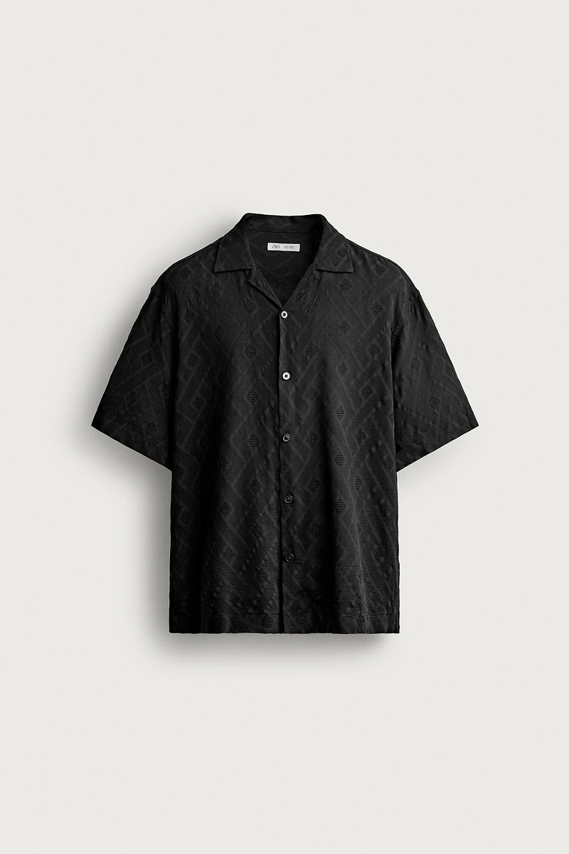 GEOMETRIC JACQUARD SHIRT