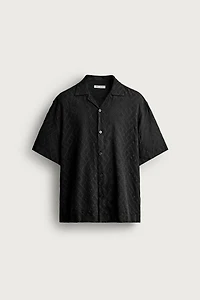 GEOMETRIC JACQUARD SHIRT