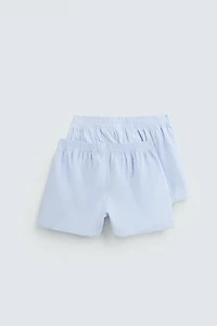 2-PACK COMBINATION POPLIN BOXERS