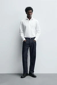 FRENCH CUFF TEXTURED SHIRT