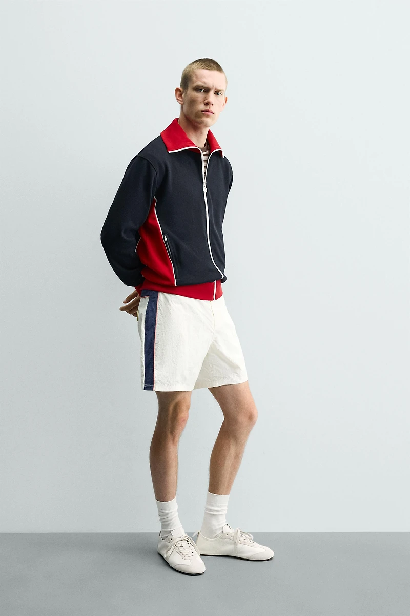 VESTE COLOR BLOCK RÉTRO