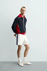 VESTE COLOR BLOCK RÉTRO