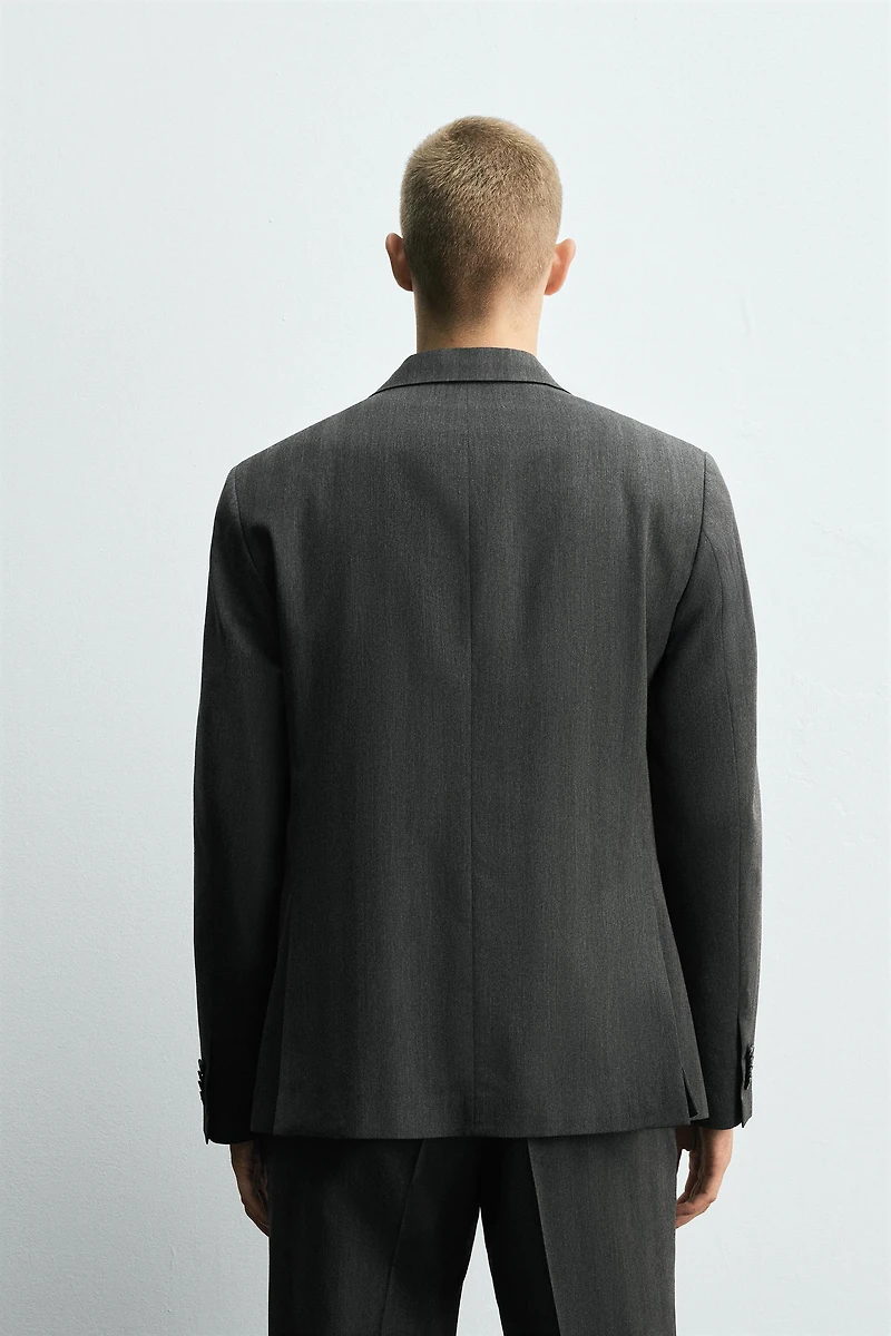HERRINGBONE SUIT BLAZER
