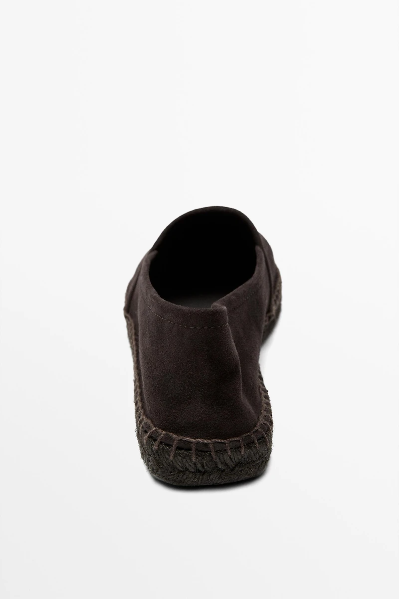 Leather espadrilles