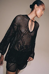 OPENWORK KNIT JUMPER