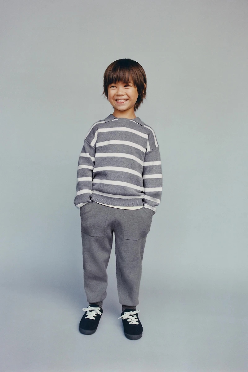 PANTALON DE JOGGING EN MAILLE