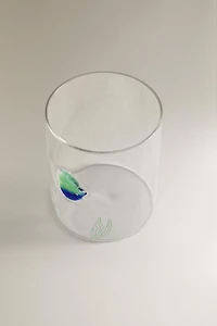 BOROSILICATE GLASS FISH TUMBLER