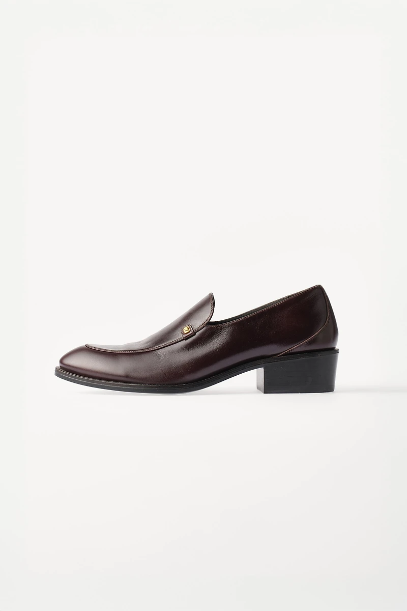 LEATHER LOAFERS WILLY CHAVARRIA X ZARA