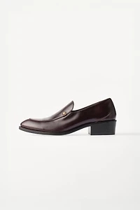 LEATHER LOAFERS WILLY CHAVARRIA X ZARA