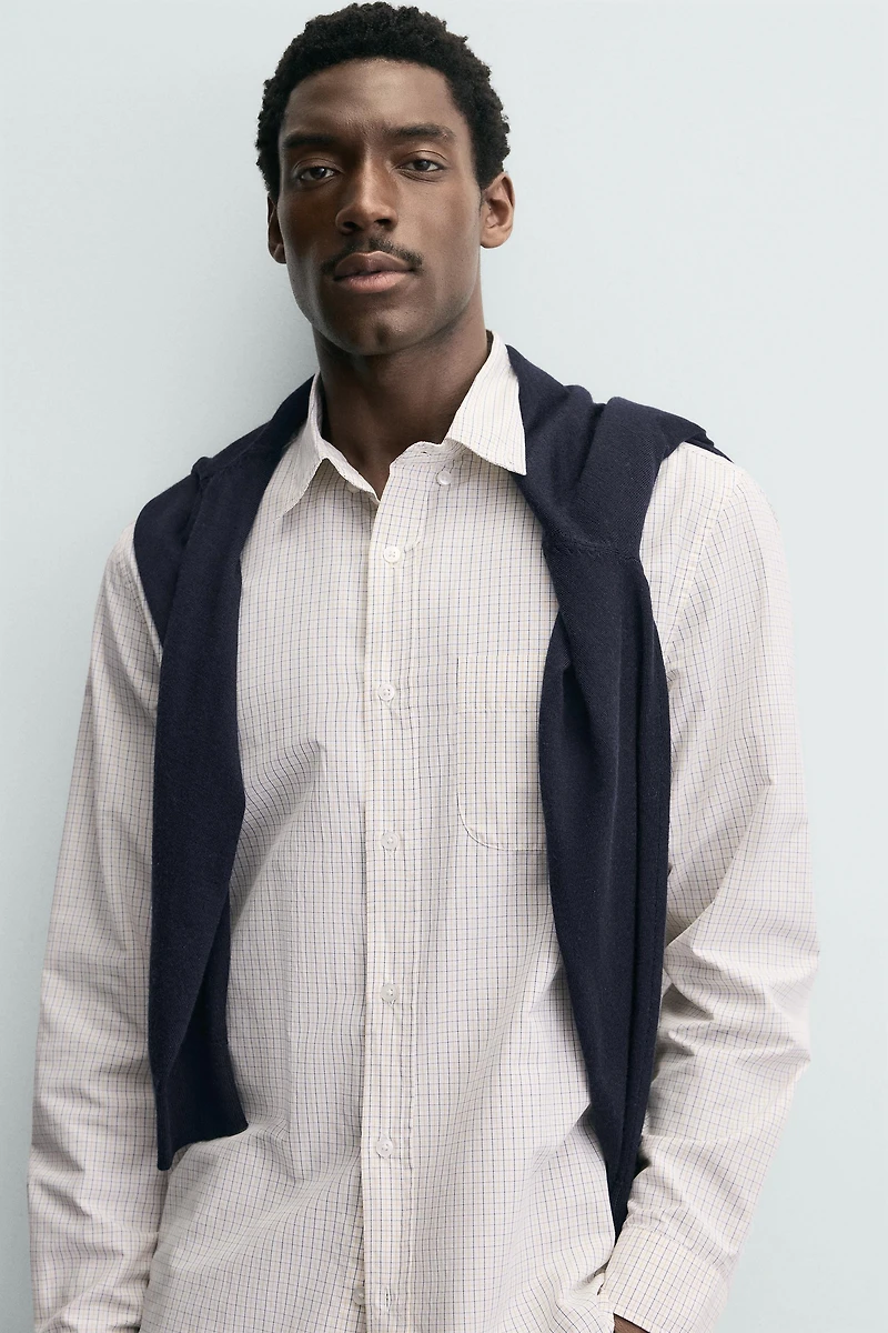 PLAID POCKET SHIRT