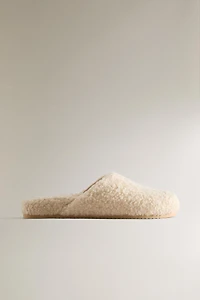 FAUX SHEARLING CLOGS
