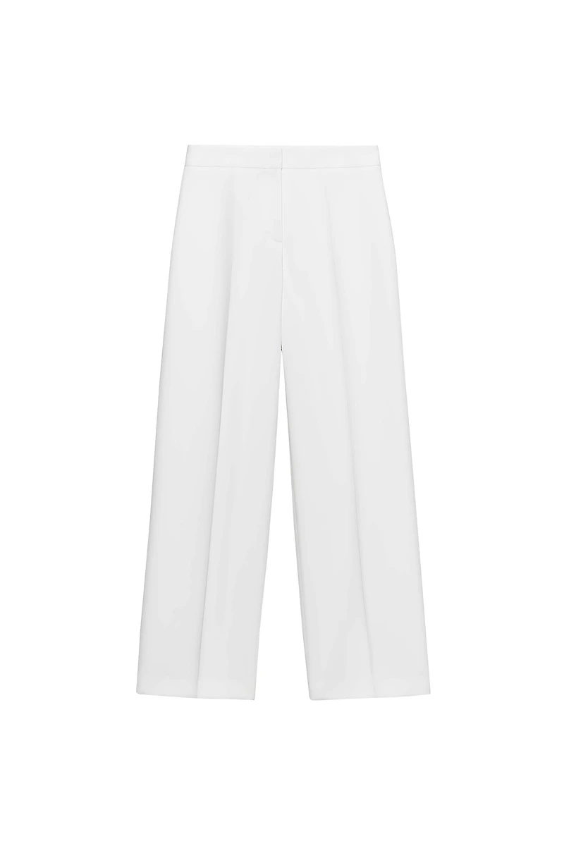 PANTALON DROIT TAILLE HAUTE